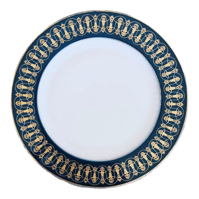 Antique 1895 Limoges Porcelain Dinner Plates - Set of 11 For Sale