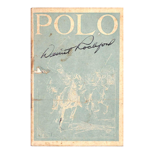 "Polo Historical Note International Matches" 1927