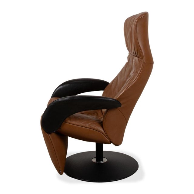 Yoga Mono Move Armchair in Brown Chestnut with Manual Function by JORI For Sale - Image 15 of 17