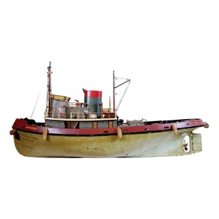 Tug Boat Model from Camecock, London, 1940s For Sale