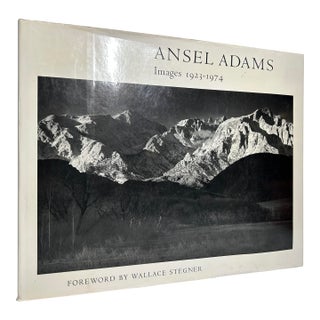 Late 20th Century Vintage Oversize Collector's Book, Ansel Adams Images 1923-1974, Signed 1st Edition For Sale