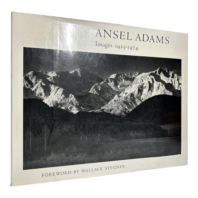 Late 20th Century Vintage Oversize Collector's Book, Ansel Adams Images 1923-1974, Signed 1st Edition For Sale