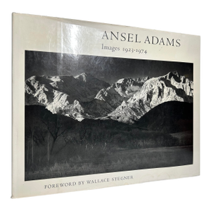 Late 20th Century Vintage Oversize Collector's Book, Ansel Adams Images 1923-1974, Signed 1st Edition