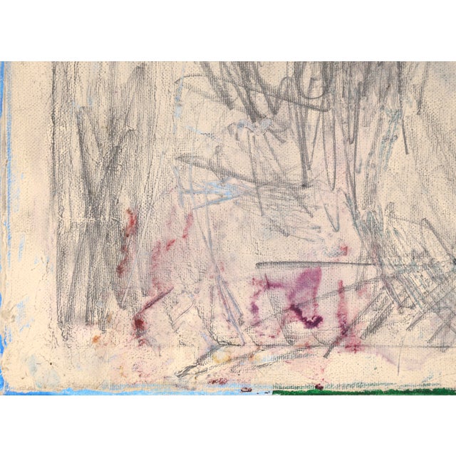 Paint Contemporary Abstracted Portrait of a Girl With a Flower For Sale - Image 7 of 8