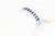 Silver Late 20th Century Geometric Sterling Silver and Lapis Lazuli Inlay Cuff Bracelet For Sale - Image 8 of 9