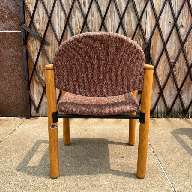 1980s Set of 3 Mid Century Modern Artec Office Chairs For Sale - Image 5 of 13