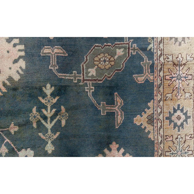 Early 20th Century Turkish Oushak Rug For Sale - Image 4 of 8