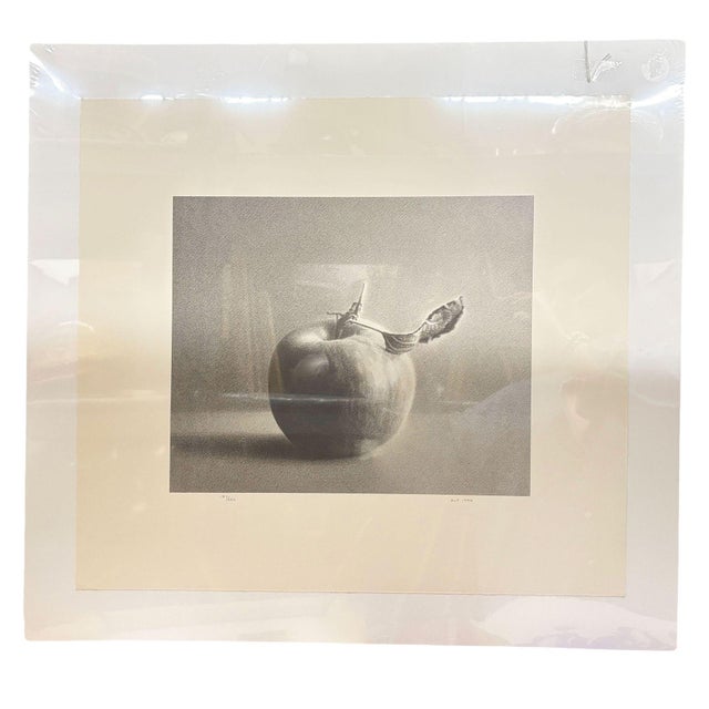 Noted artist Martha Alf, known for still life and pencil drawings of apples and pears, produced this lithograph, "Apples,"...