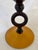 Fabulous Empoli vintage Amber glass footer bowl with texture pattern. This from the 1960’s it’s 12” tall x 7” wide.