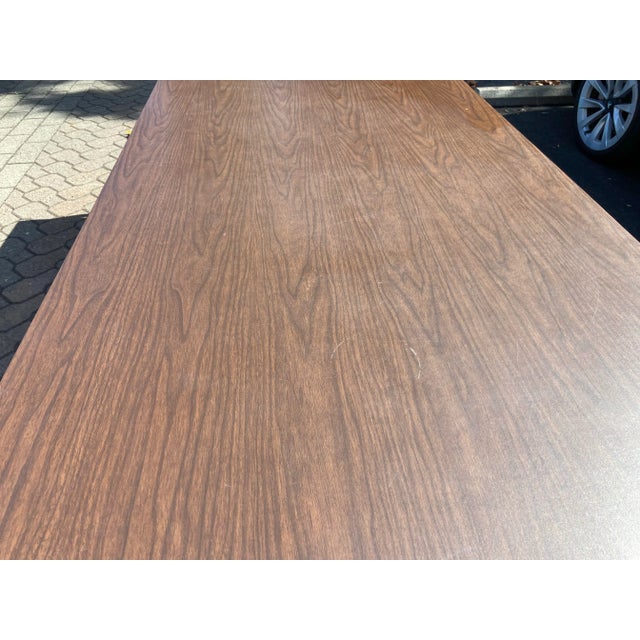 1980s Krueqer Vintage Mid Century Modern Tanker Conference Room Table For Sale In Sacramento - Image 6 of 12