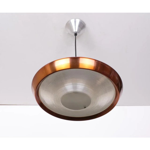 Philips Aluminum Ceiling Lamp by Philips, Holland, 1972 For Sale - Image 4 of 10