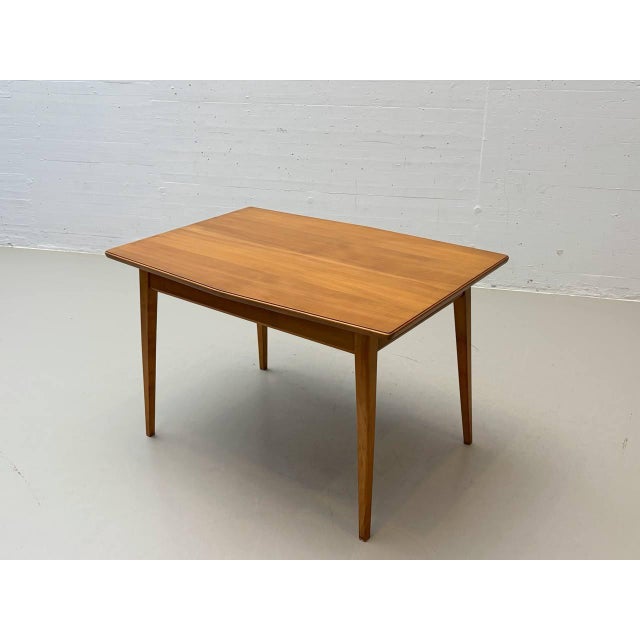 Extendable Dining Table in Cherry Wood from Willisau, Switzerland, 1960s For Sale - Image 5 of 17