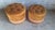 A beautiful, albeit inaccurate, pair of round poufs in the napoleon iii style, dating from the early 20th century....