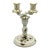 Vintage Herend Rothschild Bird Porcelain Two-Arm Candelabrum For Sale