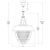 Transitional Thomas O'Brien for Visual Comfort Signature Henry Industrial Hanging Light in Polished Nickel & Green Shade with Industrial Prismatic Glass For Sale - Image 3 of 3