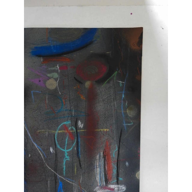 1970s Abstract Mixed Media Painting For Sale In Seattle - Image 6 of 7