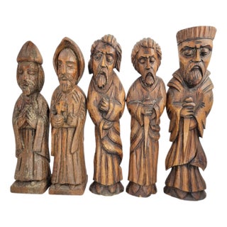 Collection of Figures by Franz Keller, 1920s-1940s, Set of 5 For Sale