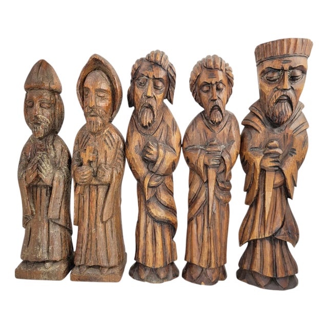 Collection of Figures by Franz Keller, 1920s-1940s, Set of 5 For Sale