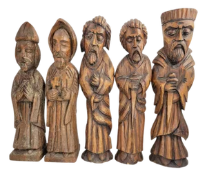Collection of Figures by Franz Keller, 1920s-1940s, Set of 5