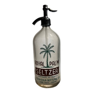 Royal Palm Seltzer Bottle From Coca Cola Bottling Co. For Sale