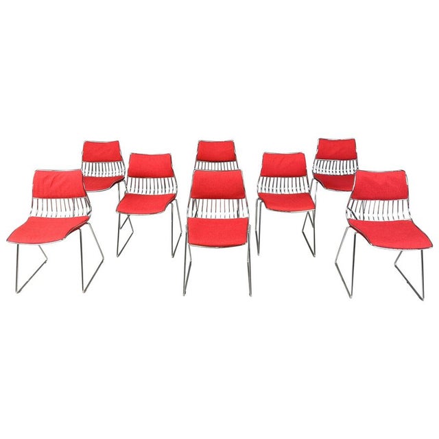 Dining Chairs by Rudi Verelst for Novalux, 1970s, Set of 8 For Sale - Image 12 of 12