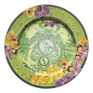 D.V Floralia Wall Plate by Versace for Rosenthal, 1990s