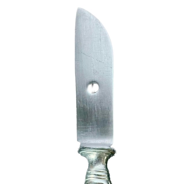 Traditional Vintage Art-Krupp Berndorf Silverplated Cheese Knives For Sale - Image 3 of 5