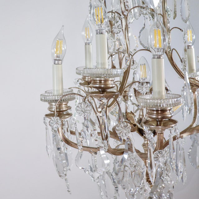 Late 19th Century Louis XVI Revival De La Troisième République Chandelier For Sale - Image 14 of 18