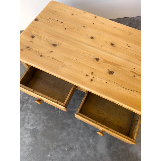 Late 19th Century Antique English Pine Coffee Table With Reclaimed Top For Sale - Image 5 of 5