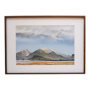 Jack Garver Mountains Landscape Watercolor Painting