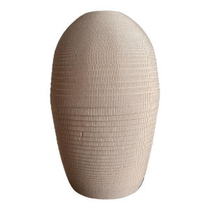 Flute Chicago Vintage Sandpaper Corrugated Cardboard Vase