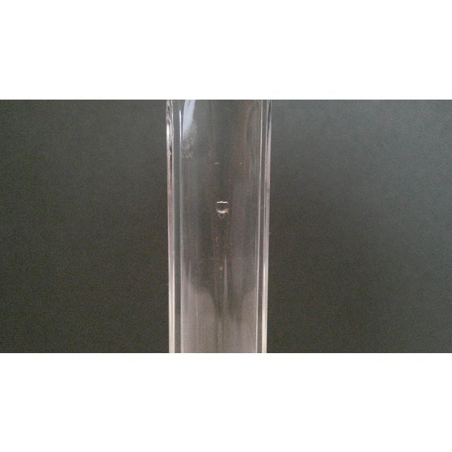 Crystal Golf Tee Paperweight by Val Saint Lambert Belgium Signed VTG For Sale - Image 4 of 6