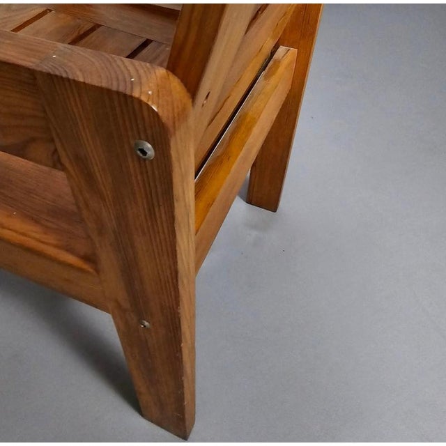 Pine Chair with Foldable Seat, 1970s For Sale - Image 10 of 18