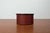 Art Deco German Round Leather Jewelry Box with Lid, 1920s, in Very Good conditions. Designed 1920 to 1949
