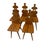 Wood Brutalist Tyrolean Chairs, 1970s, Set of 5 For Sale - Image 7 of 10