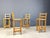 Wood Vintage Oak and Papercord Bar Stools, 1960s, Set of 4 For Sale - Image 7 of 15