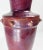 Maroon Mid-Century Chinese Style Flambe French or American Art Pottery Table Lamp For Sale - Image 8 of 17