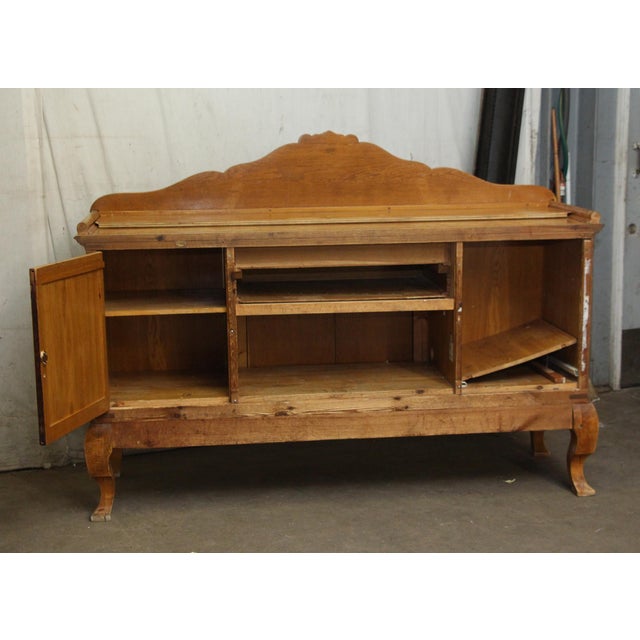 Antique Biedermeier Maple Pass Through Sideboard For Sale - Image 9 of 13