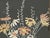 Wood Vintage Small Floral Painting With Orginal Black/Gold Frame For Sale - Image 7 of 8