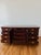 Traditional 1980s Thomasville Mahogany Collection Triple Dresser and Mirror With Pediment. For Sale - Image 3 of 11