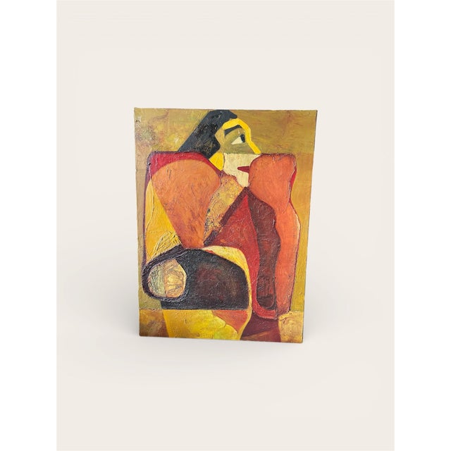 Sebastien Nadin, Post-Cubist Composition, 1994, Oil on Canvas For Sale - Image 4 of 7