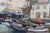 Amleto Colucci Marina Grande Capri Italian Cityscape Boats Harbor Oil Painting For Sale - Image 12 of 12