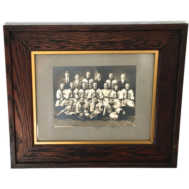 Original Early 1900s Woburn Massachusetts High School Baseball Team