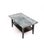 Vintage Ebonized Wood Coffee Table with Green Alps Marble Top, 1940s For Sale - Image 10 of 10