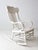Antique White Wood Rocking Chair For Sale - Image 9 of 13