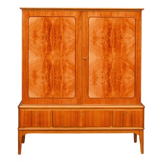 Mid-Century Modern Highboard in Walnut, 1900s For Sale
