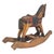 Mid-Century Mexican Folk Art Hand-Carved Polychrome Wooden Rocking Horse For Sale In San Francisco - Image 6 of 16