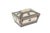 Anglo-Indian export box in the classic sarcophagus form, veneered in bone with fine ebony line inlay and bordered in...