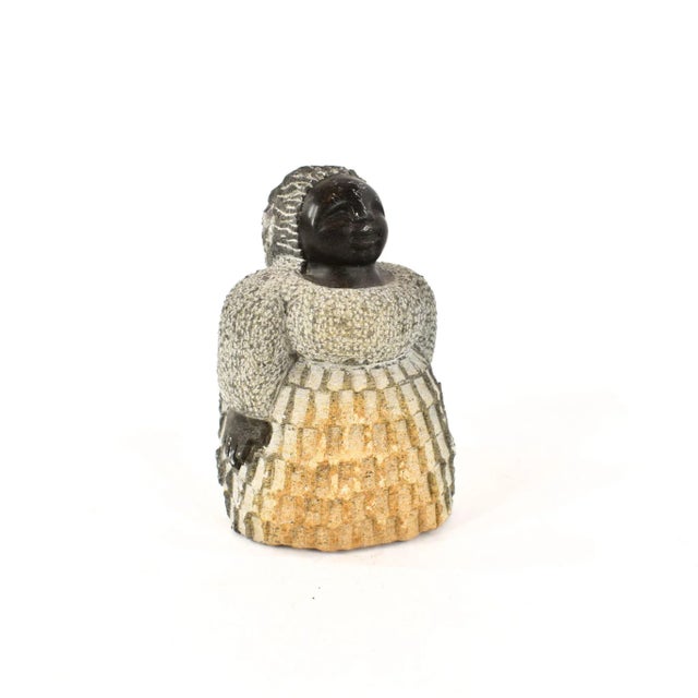 Early 21st Century Woman Stone Carving For Sale - Image 9 of 9