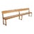 French 10’ Long Pine Bench For Sale